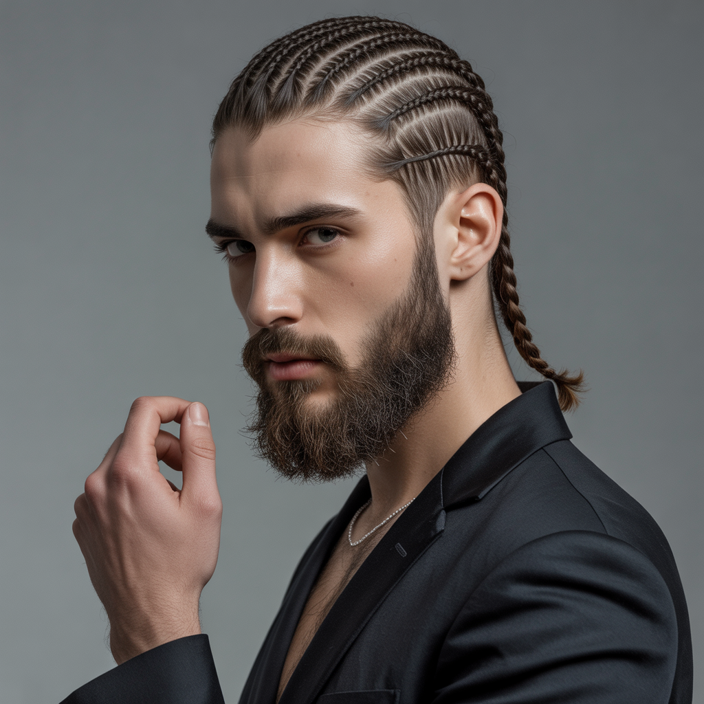 beard braid styles
