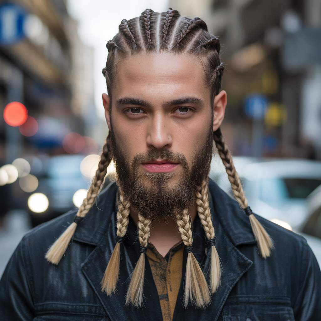 beard braid styles