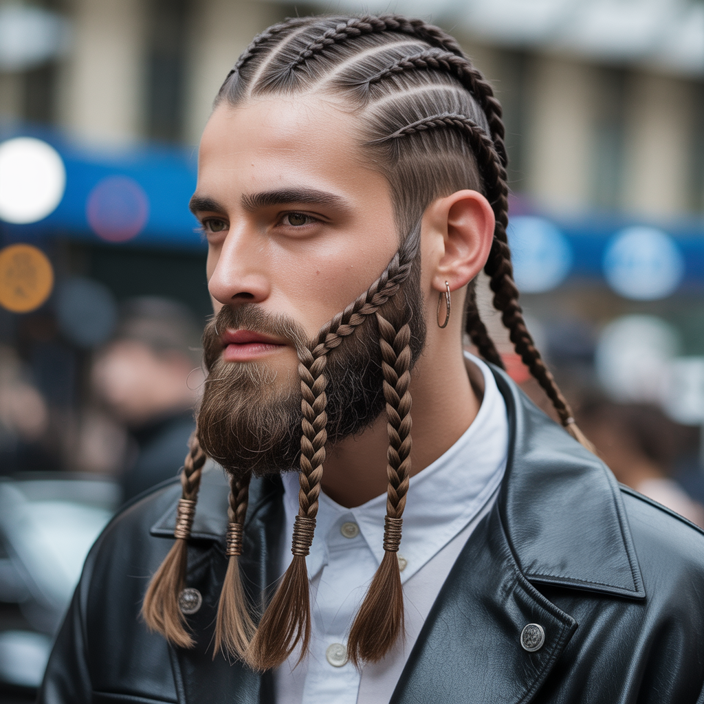 beard braid styles
