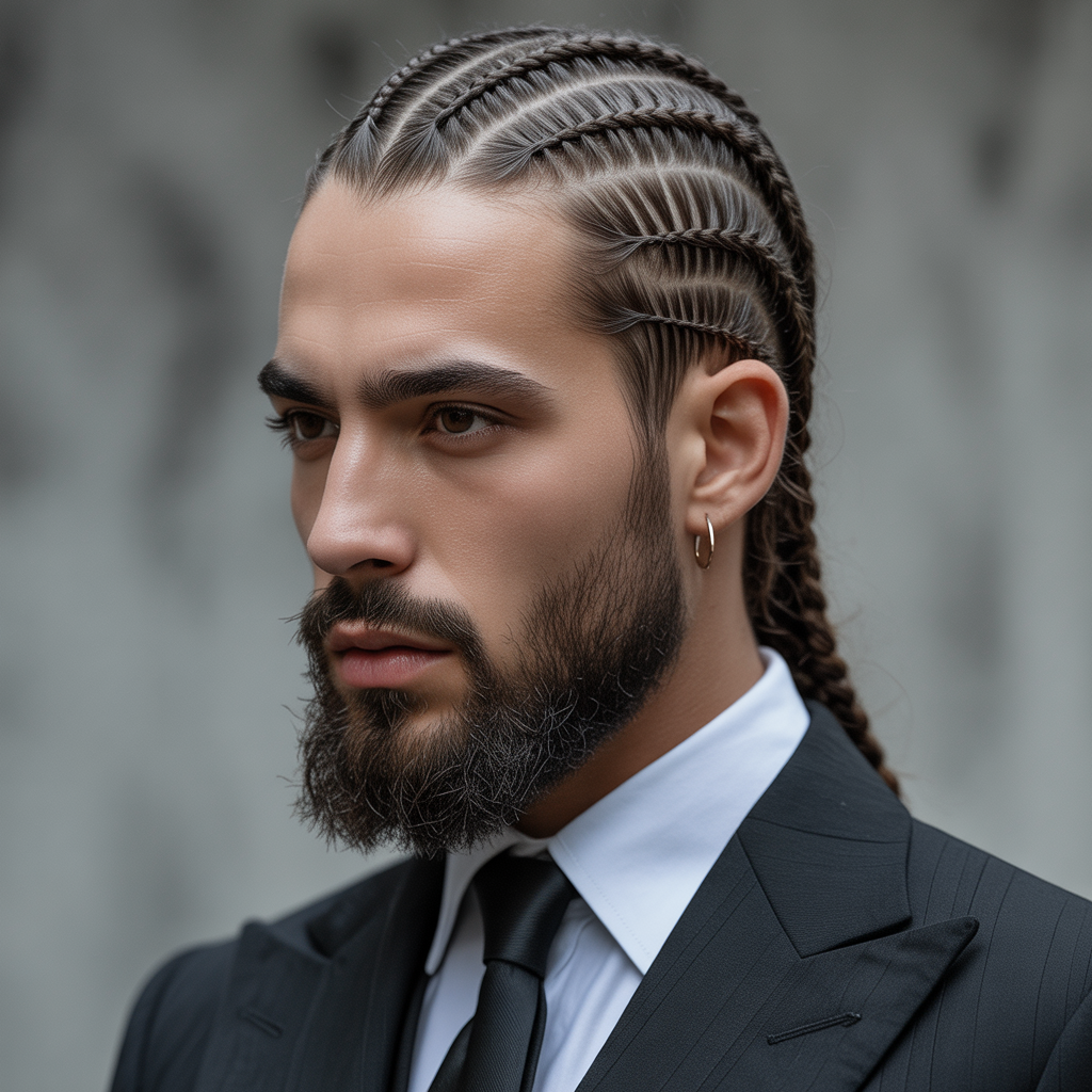 beard braid styles