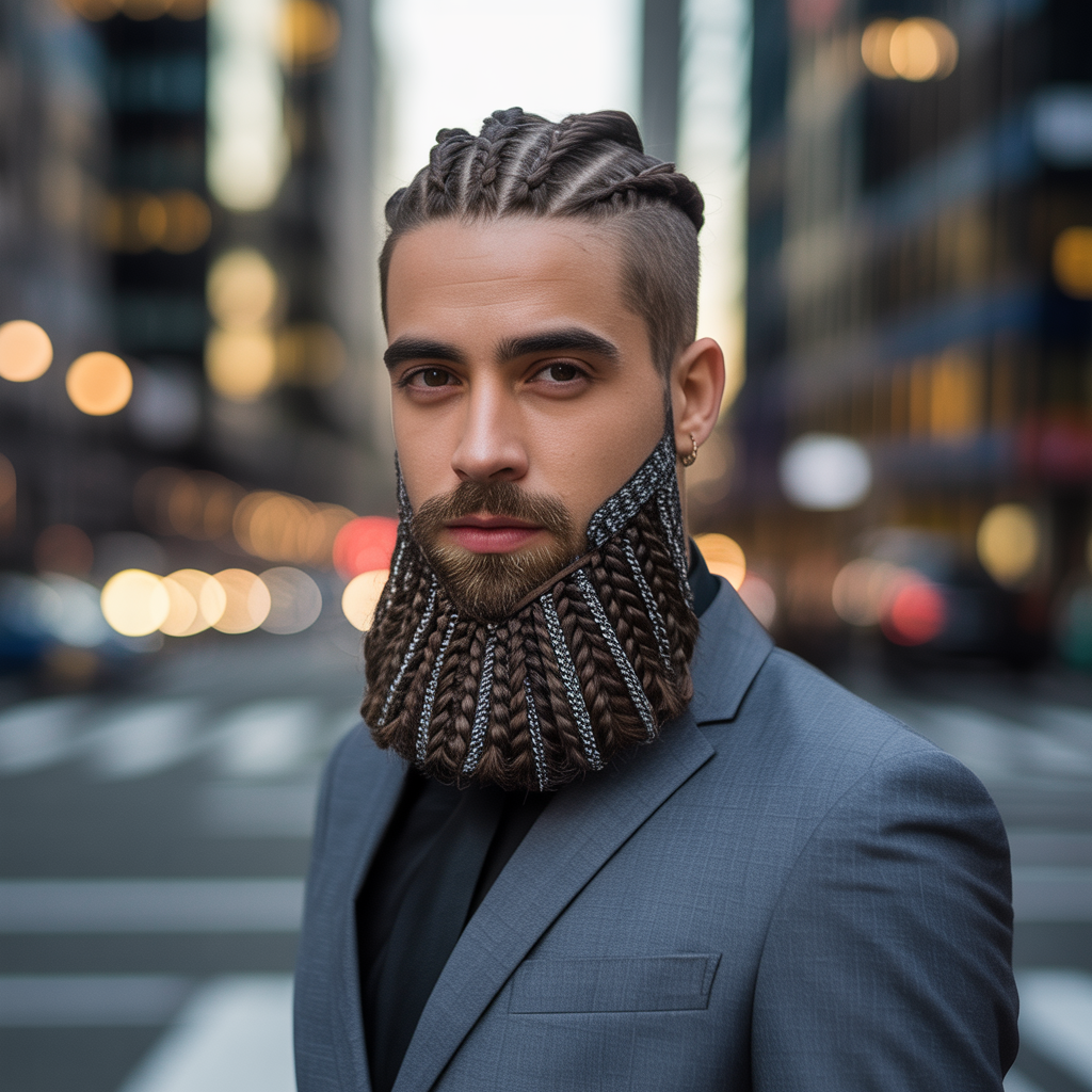 beard braid styles