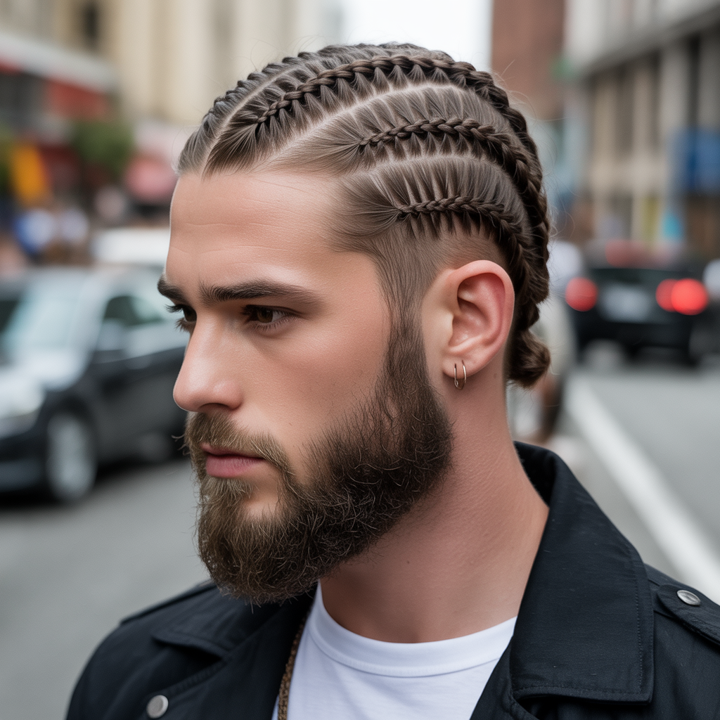 beard braid styles