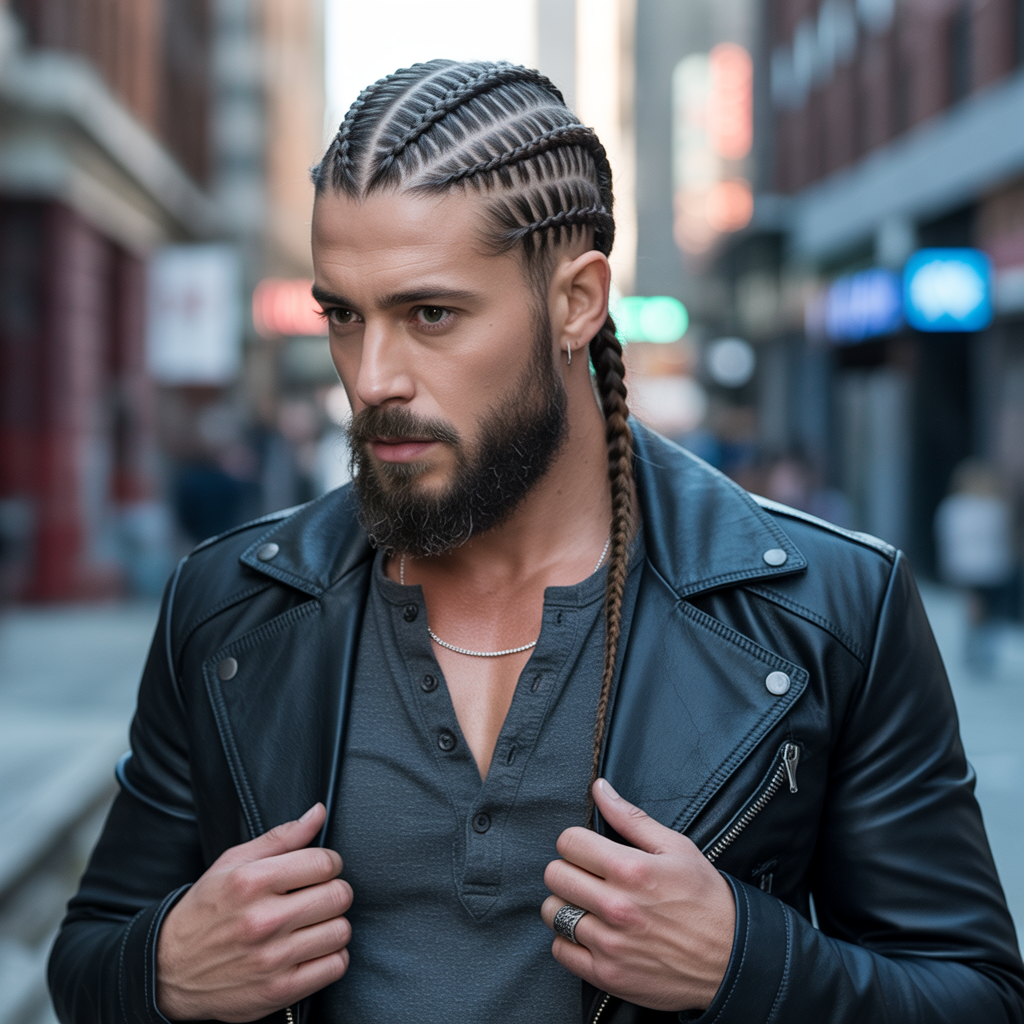 beard braid styles