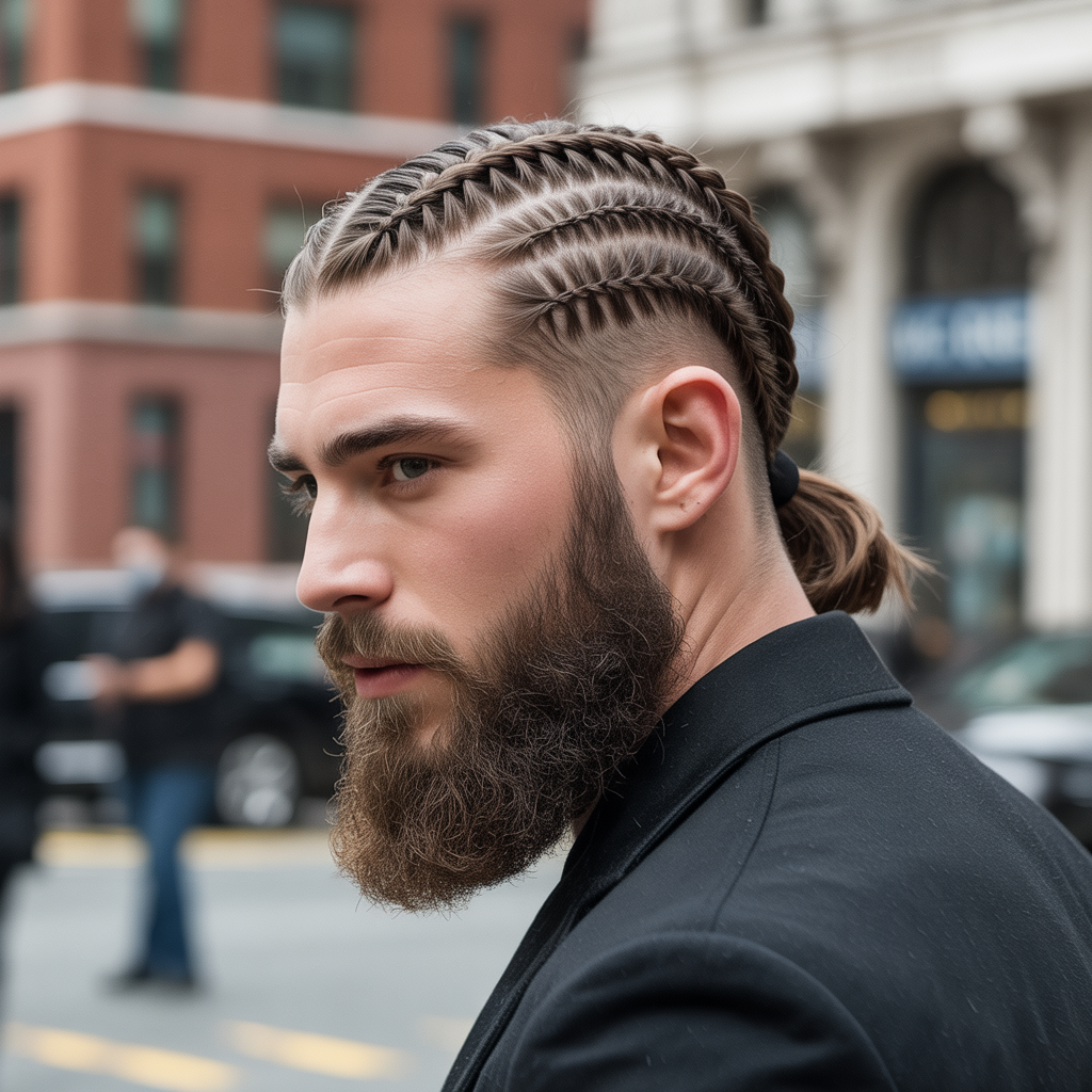 beard braid styles