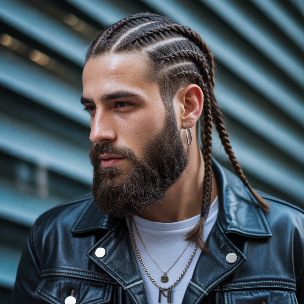 beard braid styles
