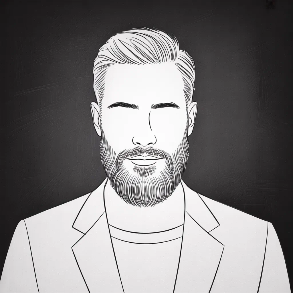 beard drawing