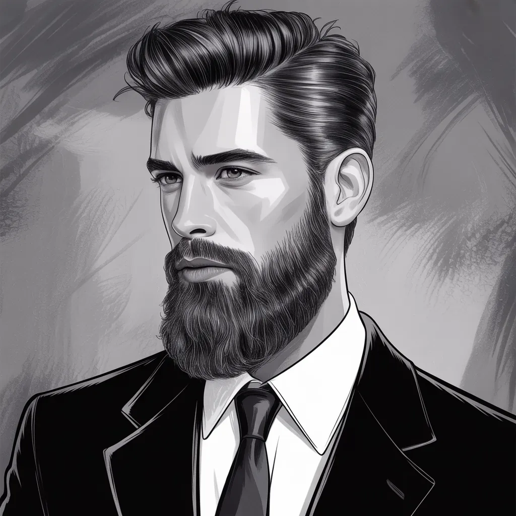 beard drawing