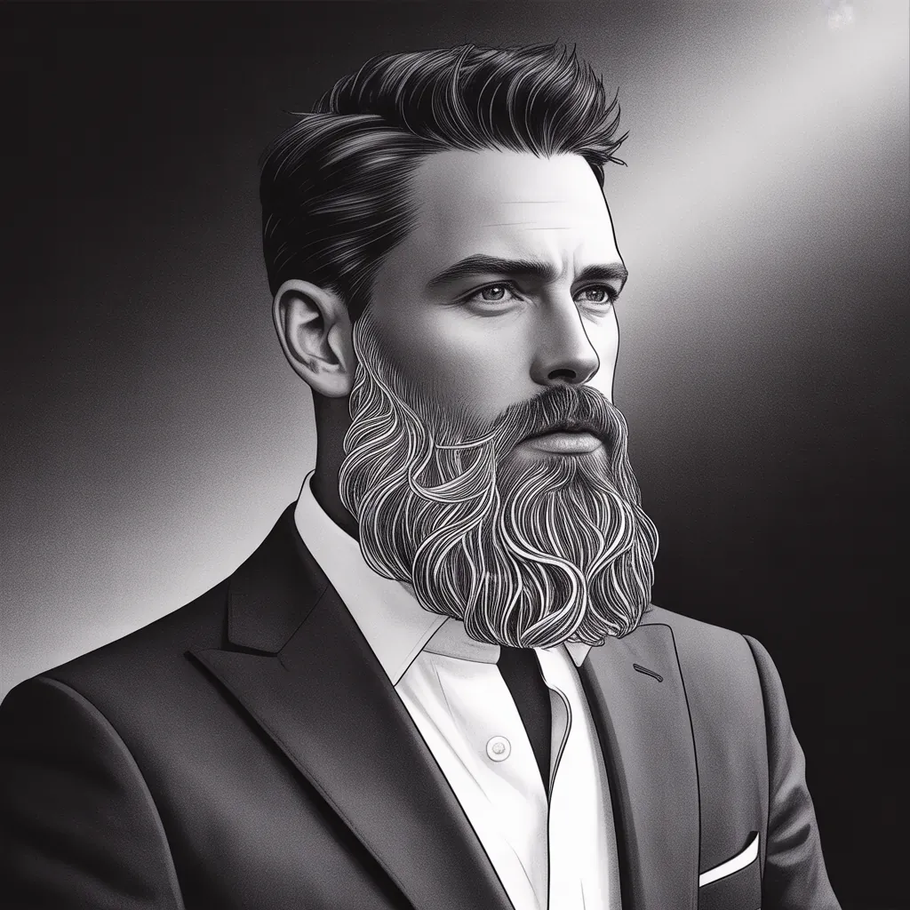 beard drawing