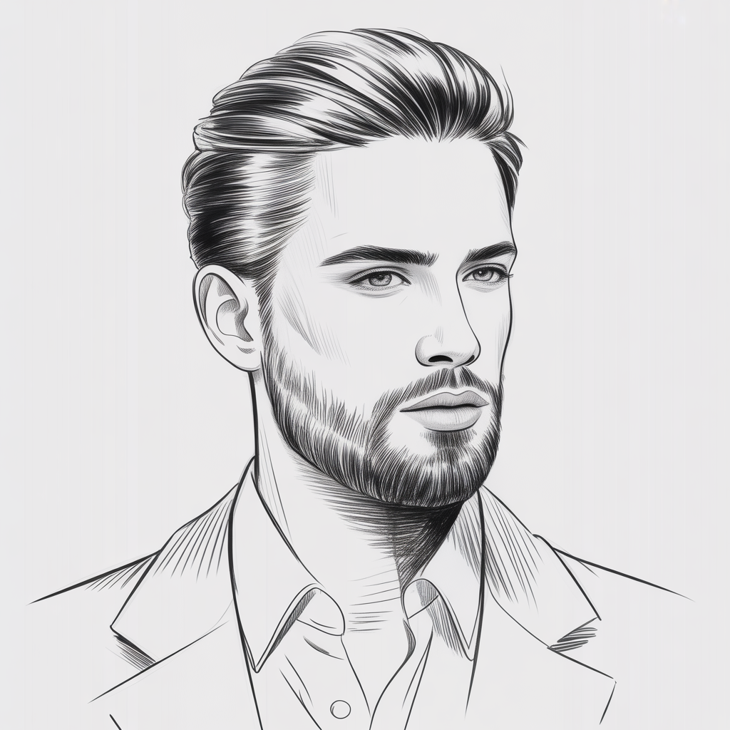 beard drawing