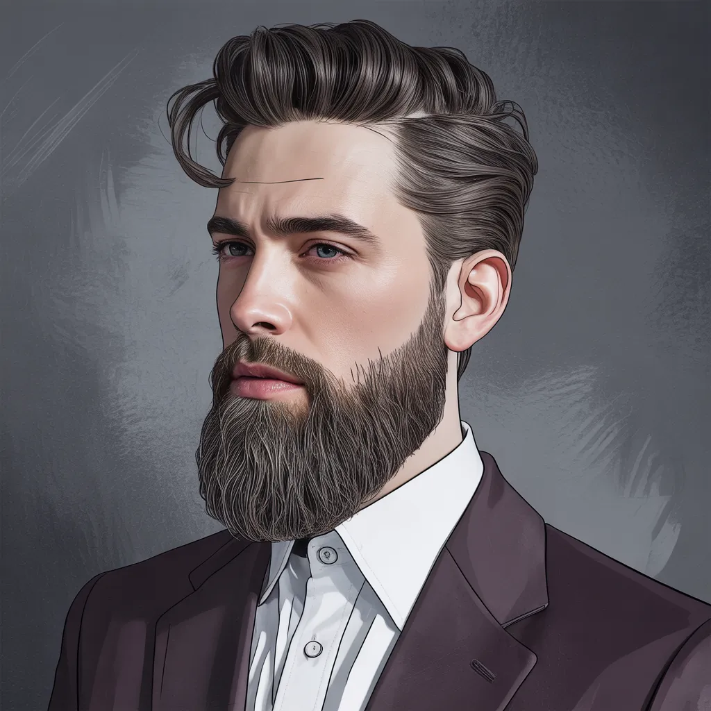 beard drawing