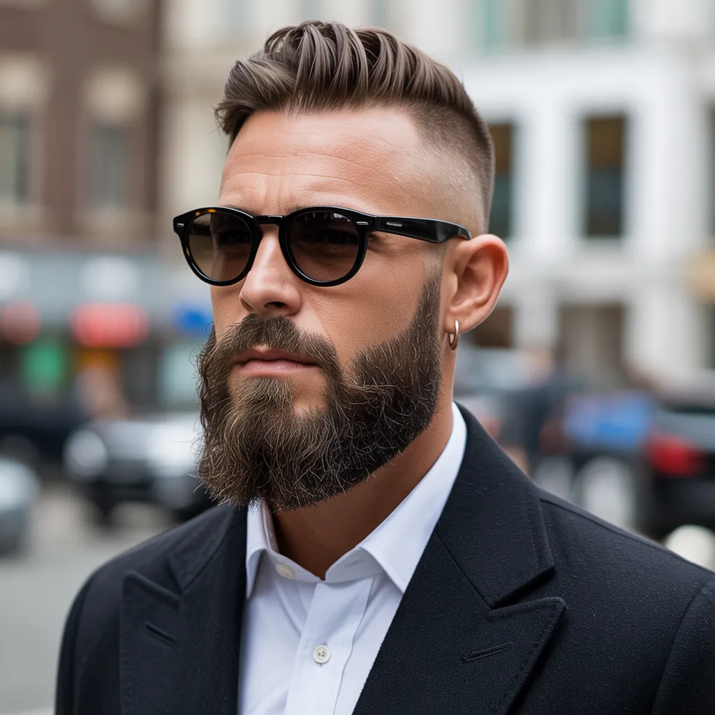 beard look