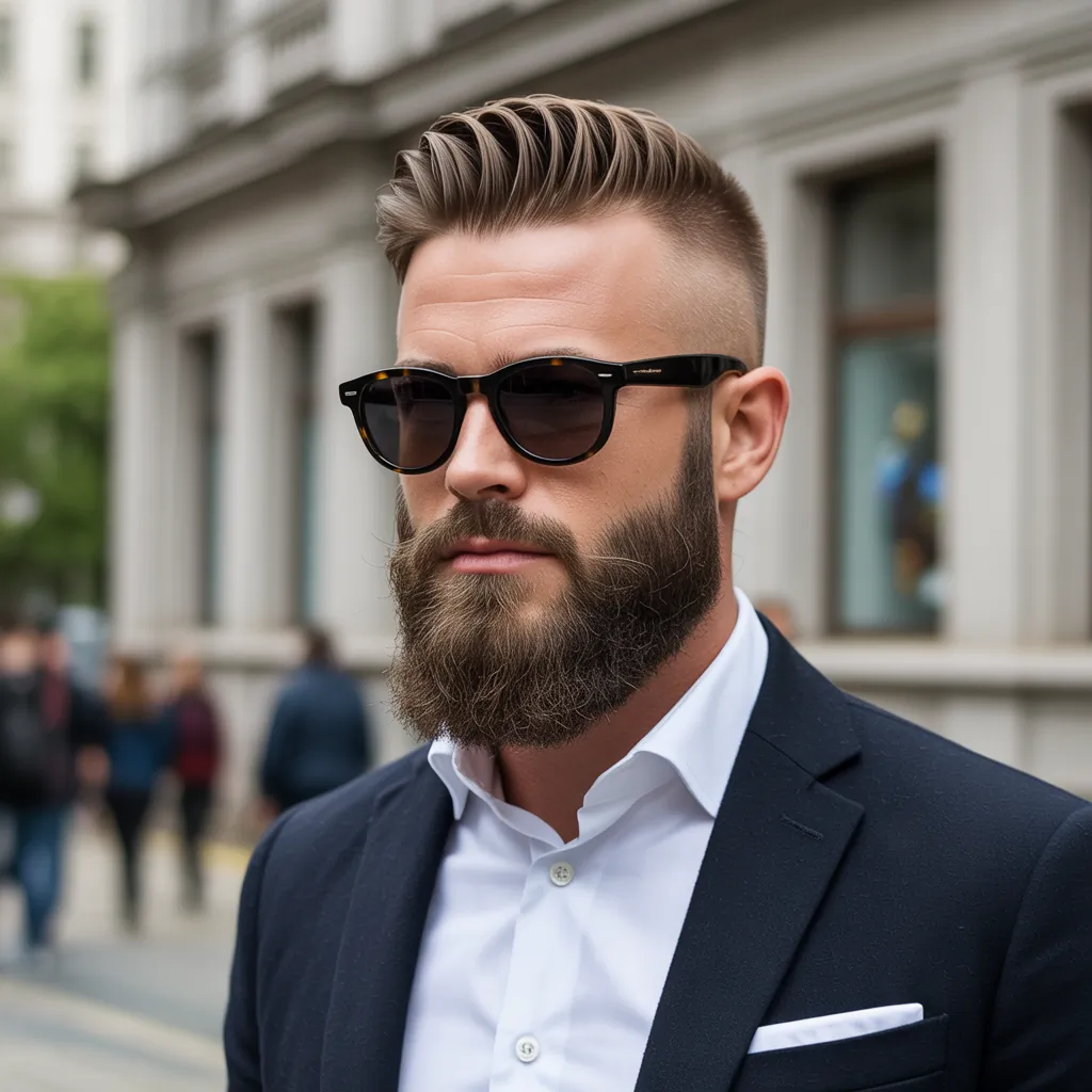 beard look