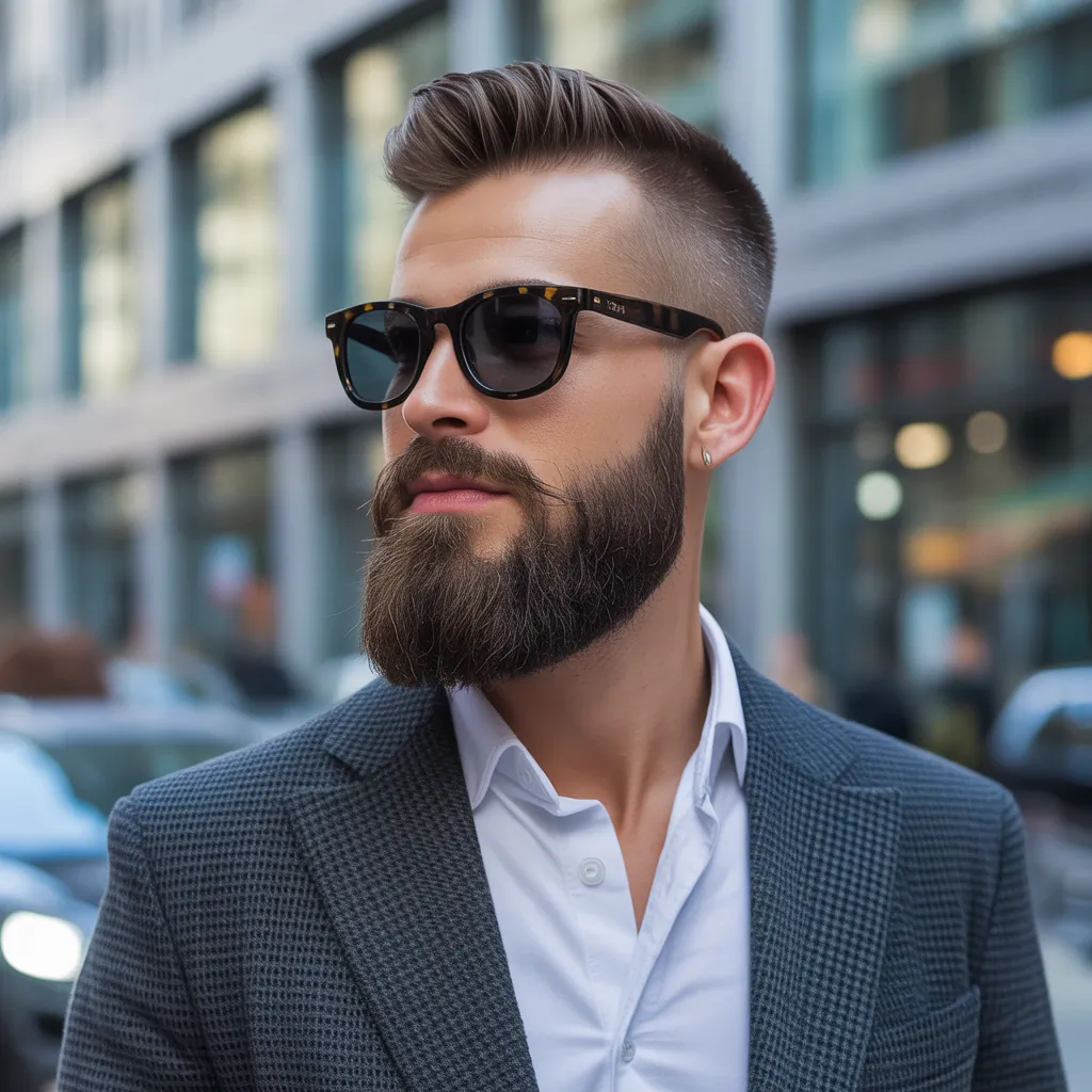 beard look