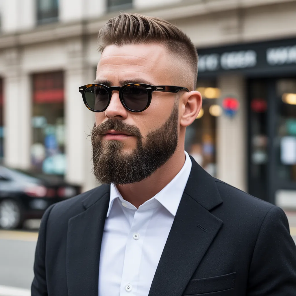 beard look