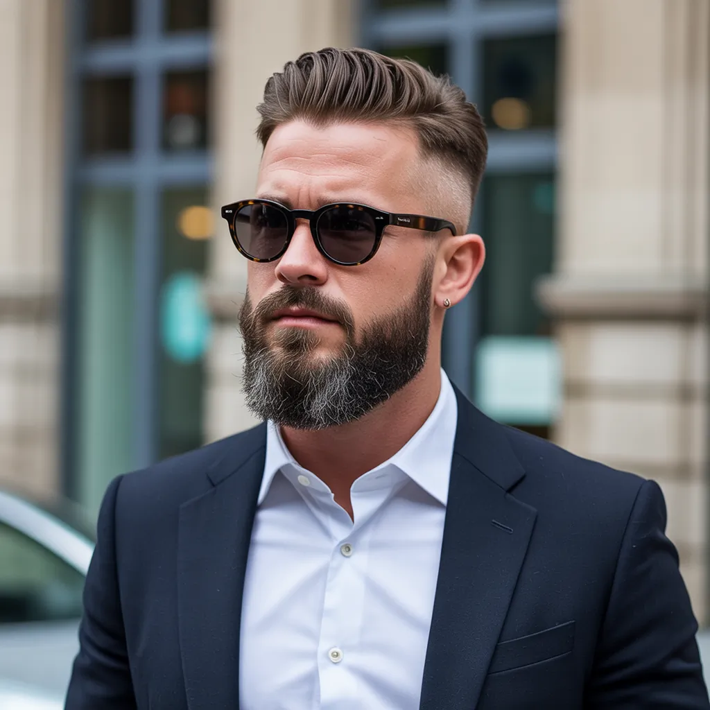 beard look