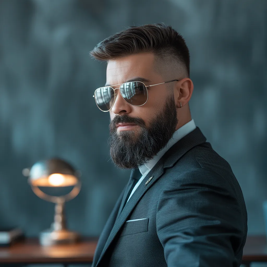beard look