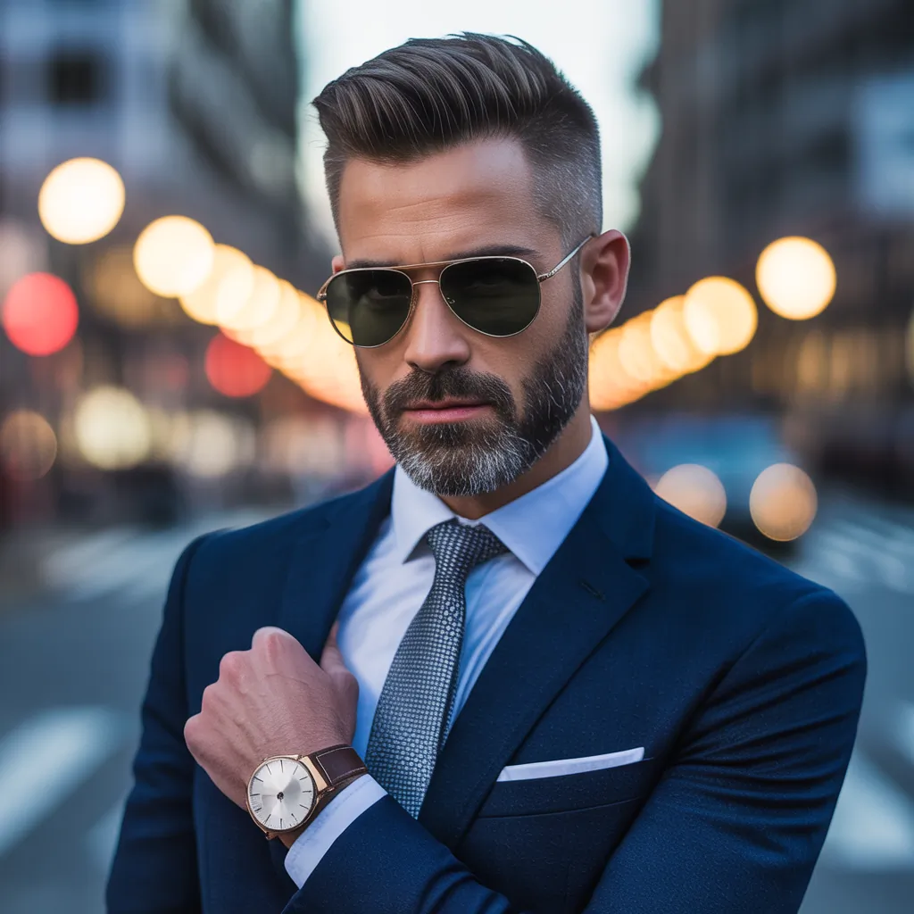 beard look