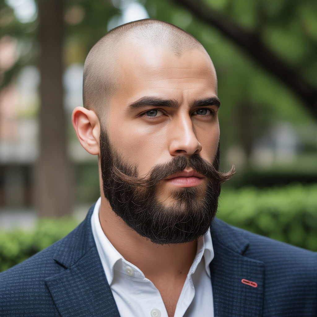beard styles for bald guys