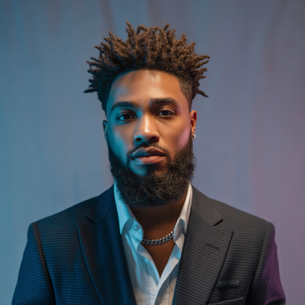 beard styles for curly hair