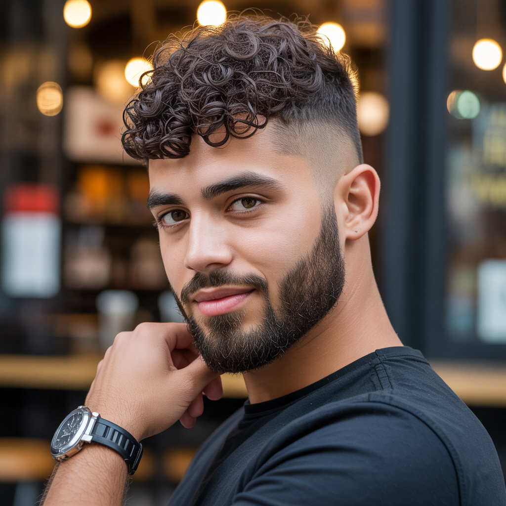 beard styles for curly hair