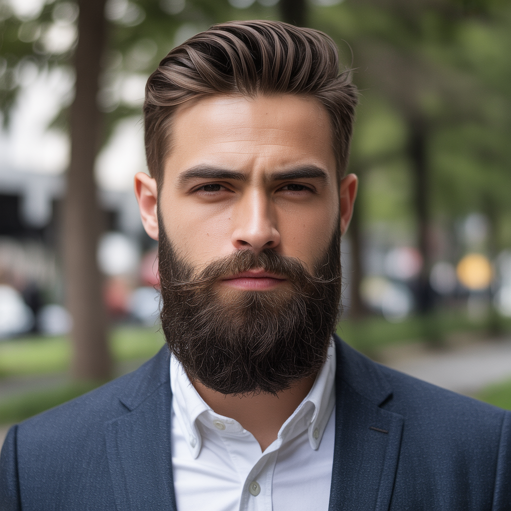 beard styles for oval faces
