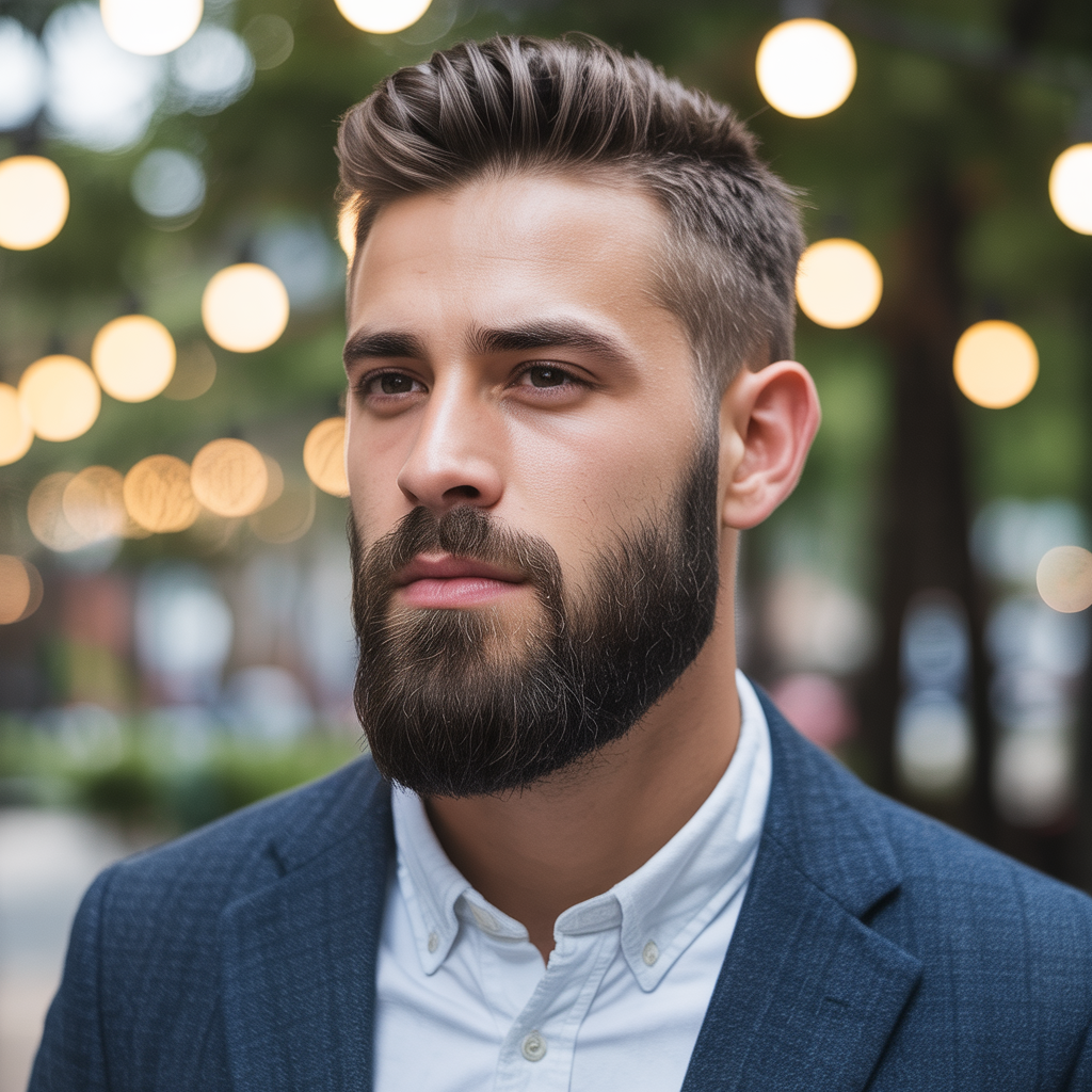 beard styles for oval faces