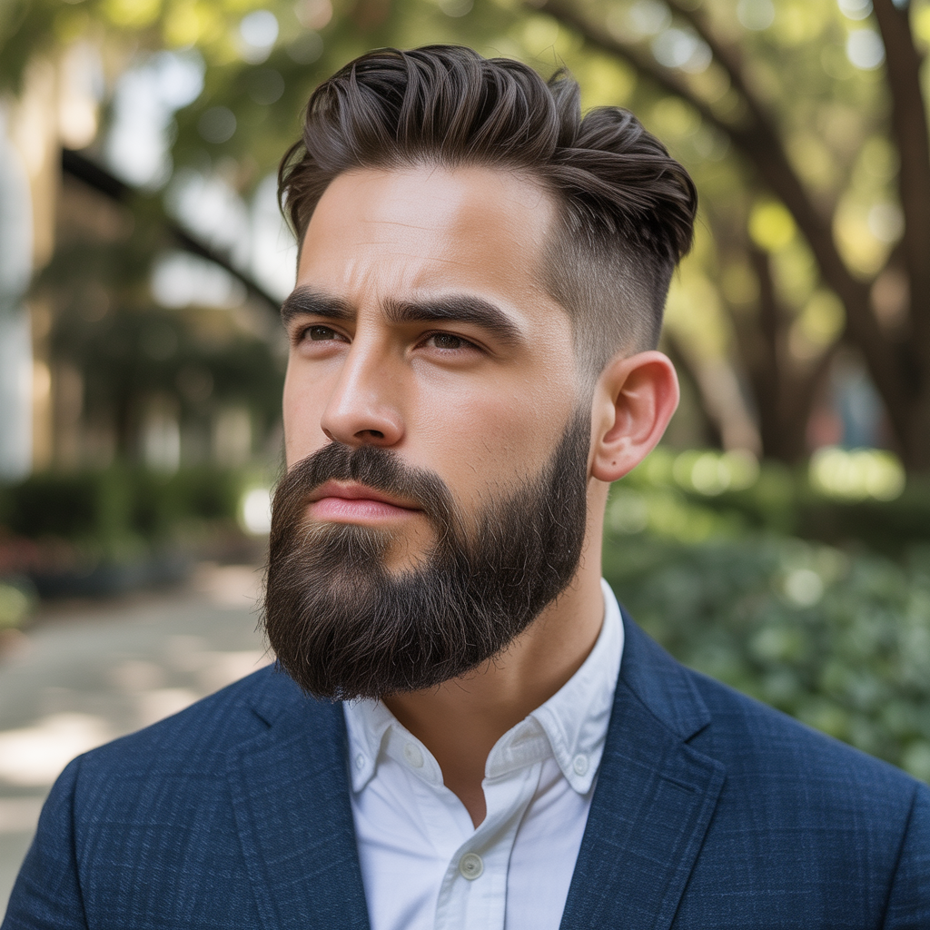 beard styles for round faces