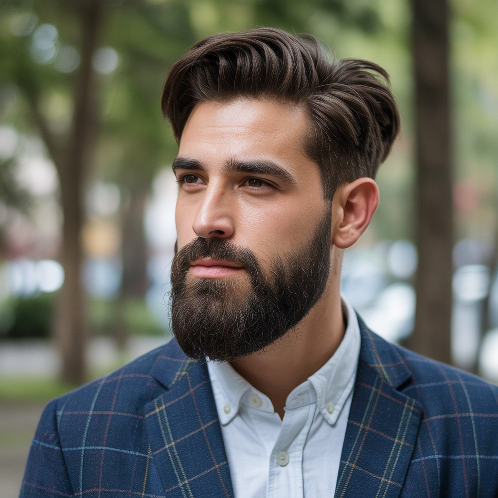 beard styles for round faces