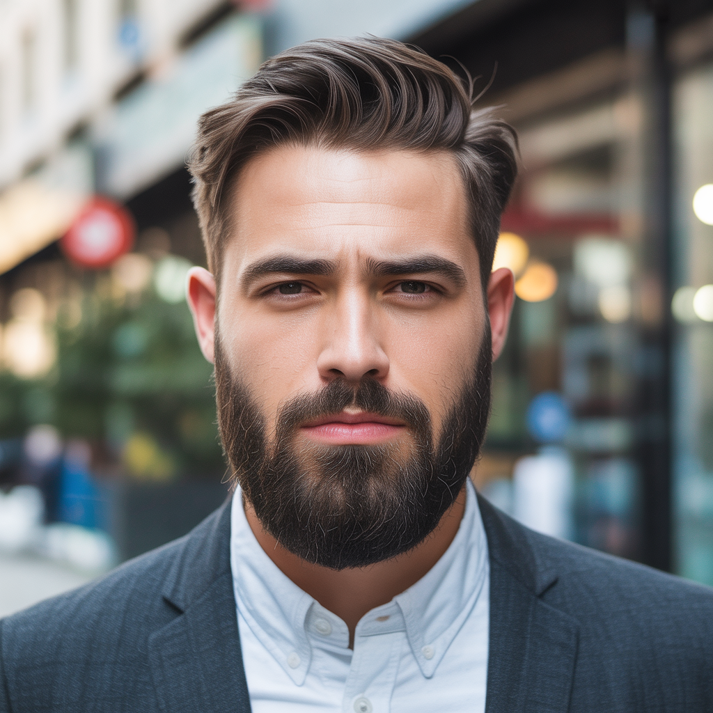 beard styles for round faces