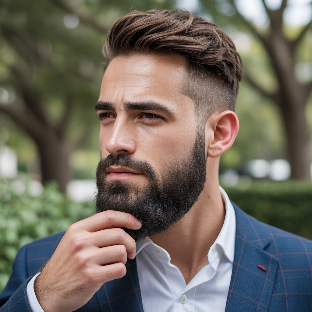 beard styles for weak jawlines