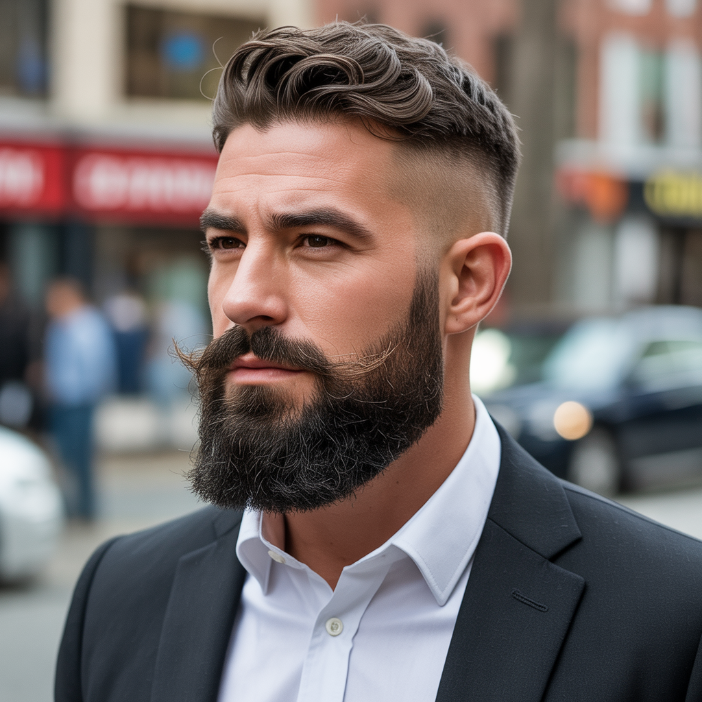 beard styles to hide a double chin