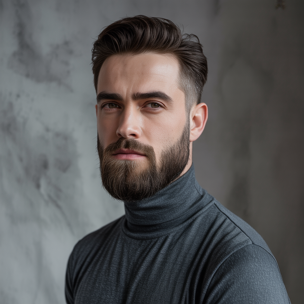 beard styles to hide a double chin