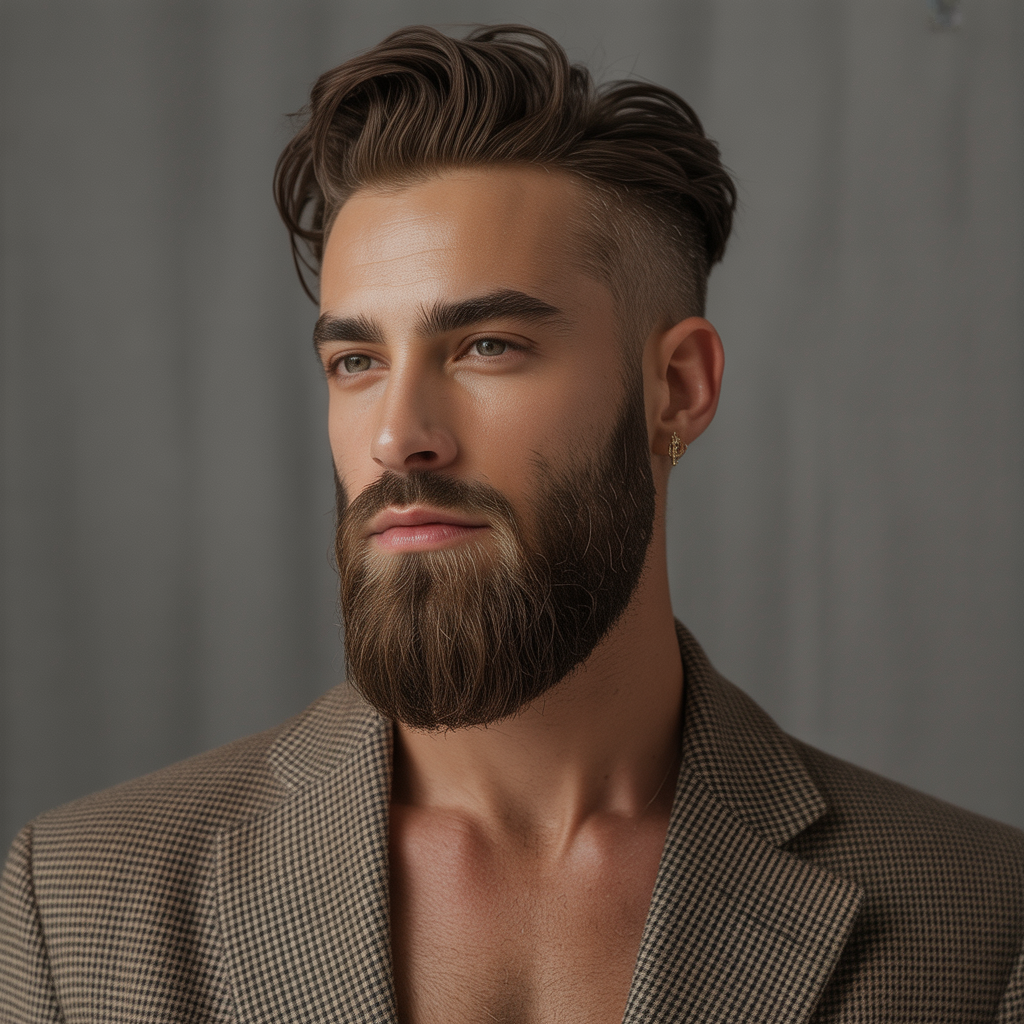 beard styles to hide a double chin