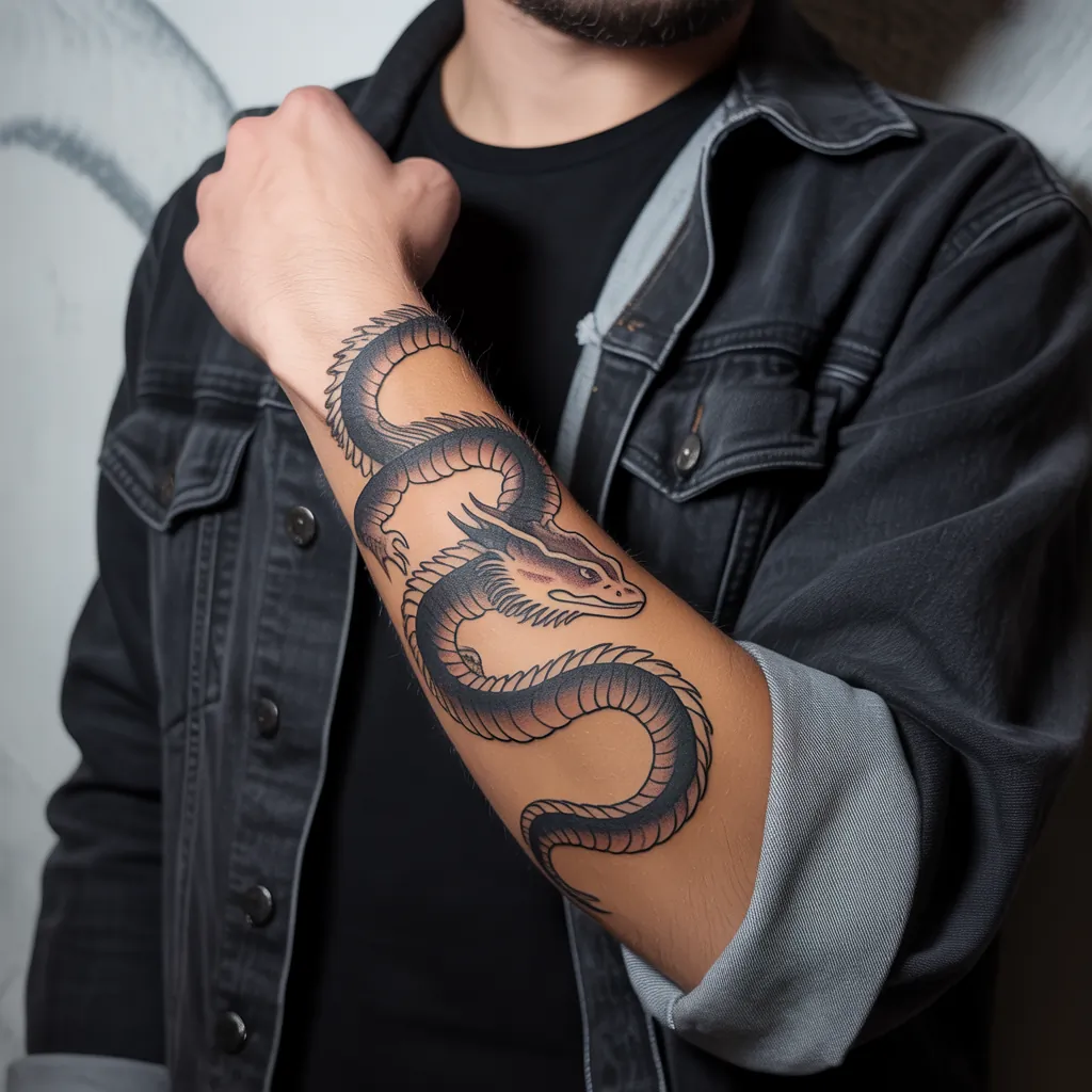 bearded dragon tattoo