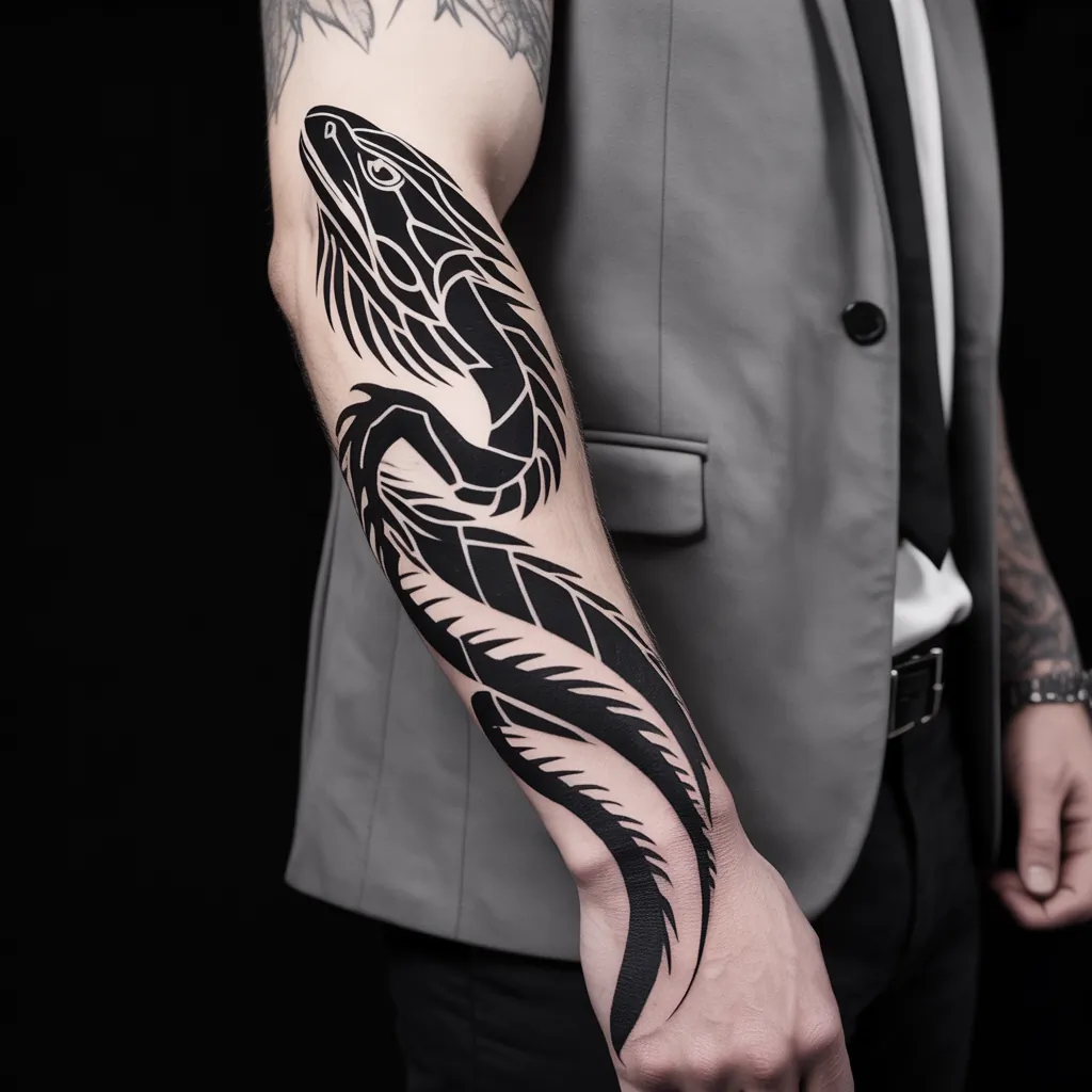 bearded dragon tattoo