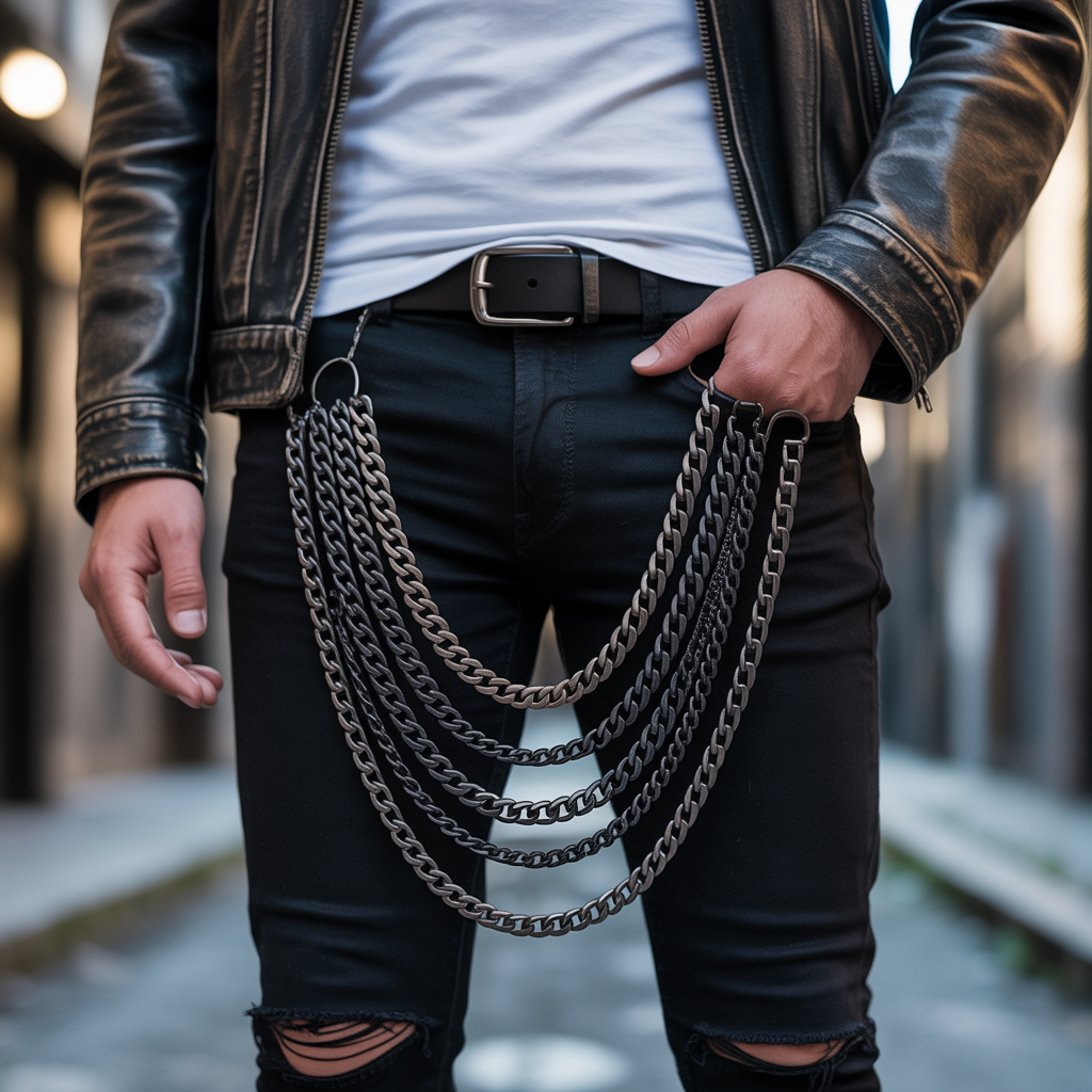 best 14 black wallet chains