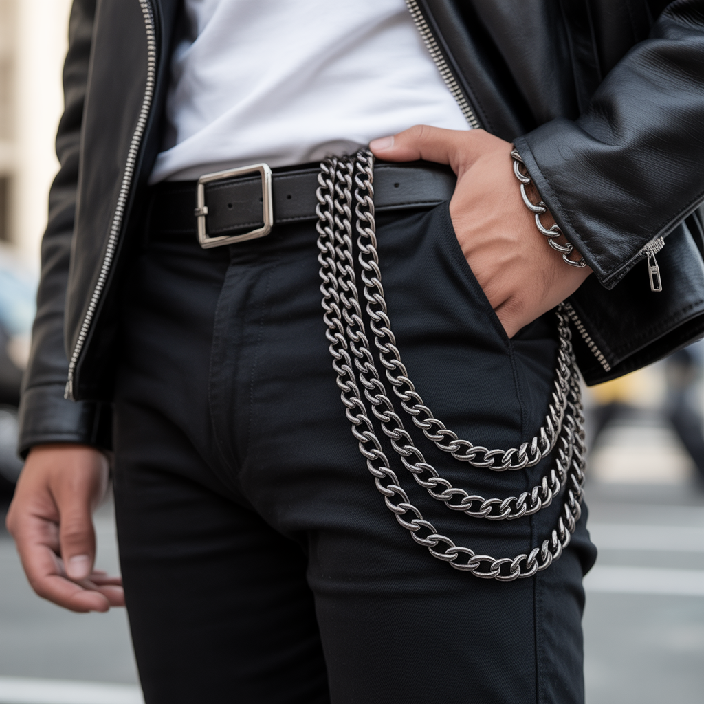 best 14 black wallet chains