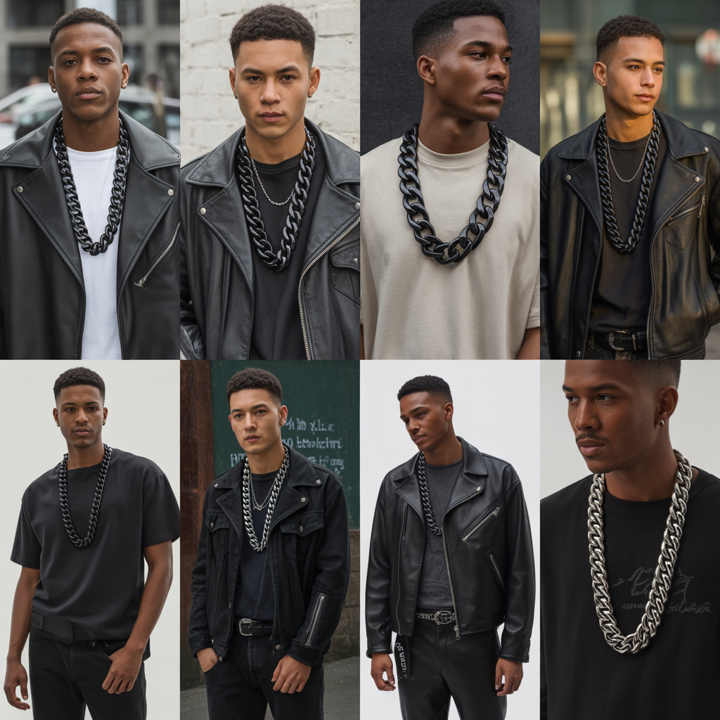 best 14 black wallet chains