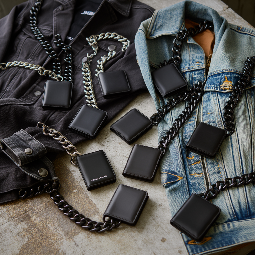 best 14 black wallet chains