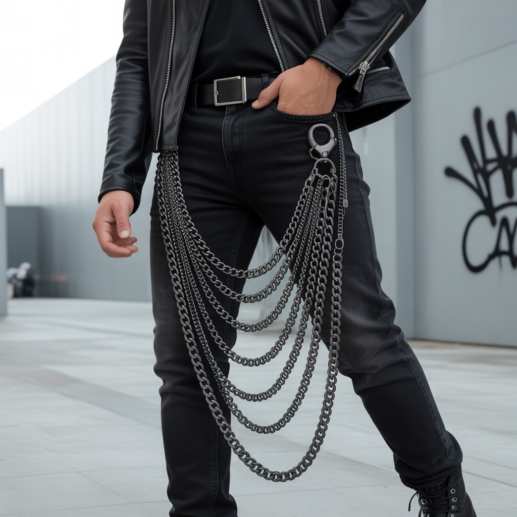 best 14 black wallet chains