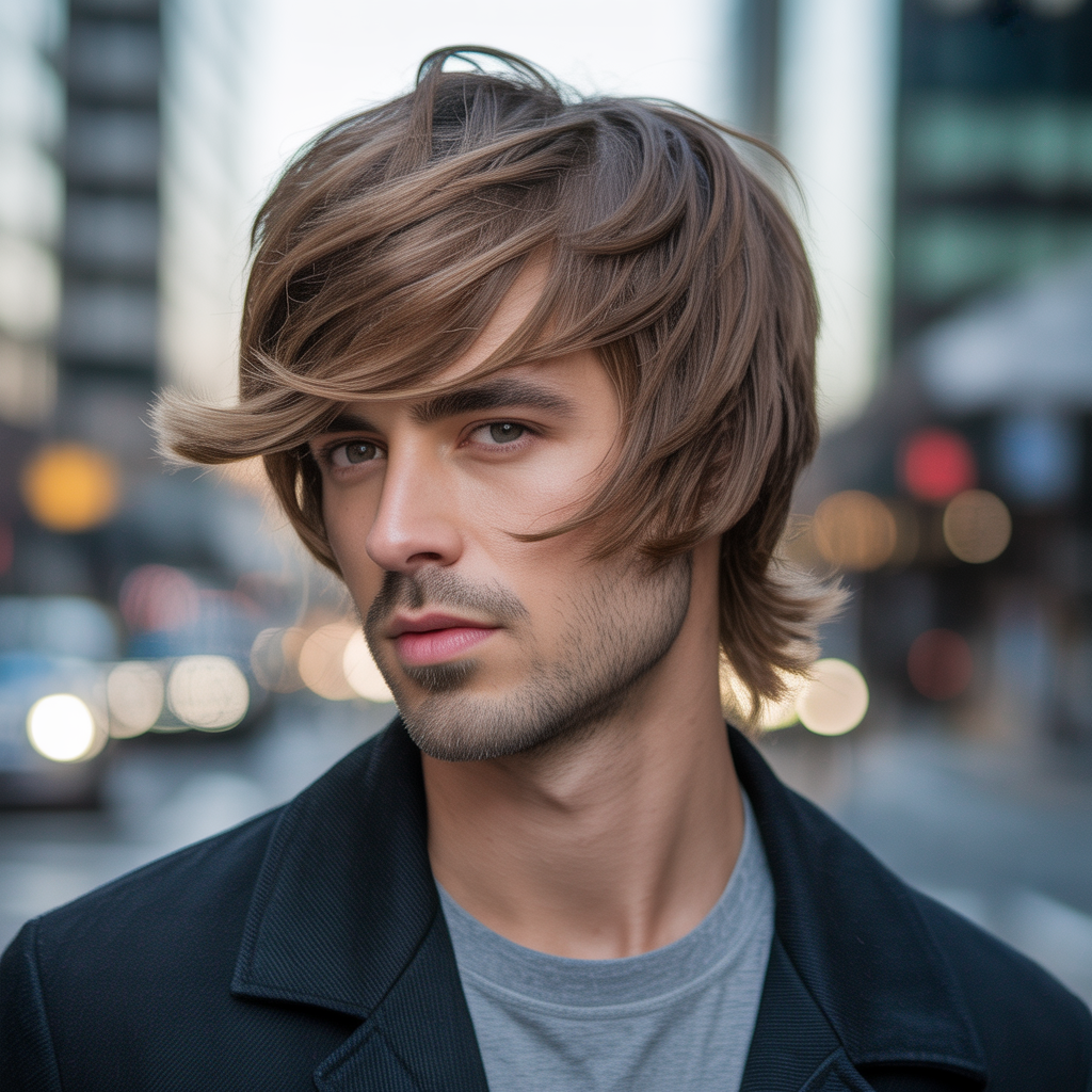 best mens layered haircuts for thick hair