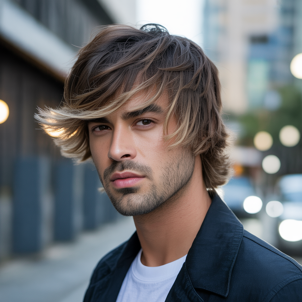 best mens layered haircuts for thick hair