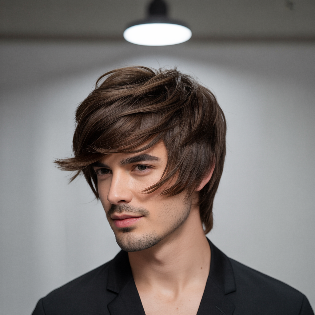 best mens layered haircuts for thick hair