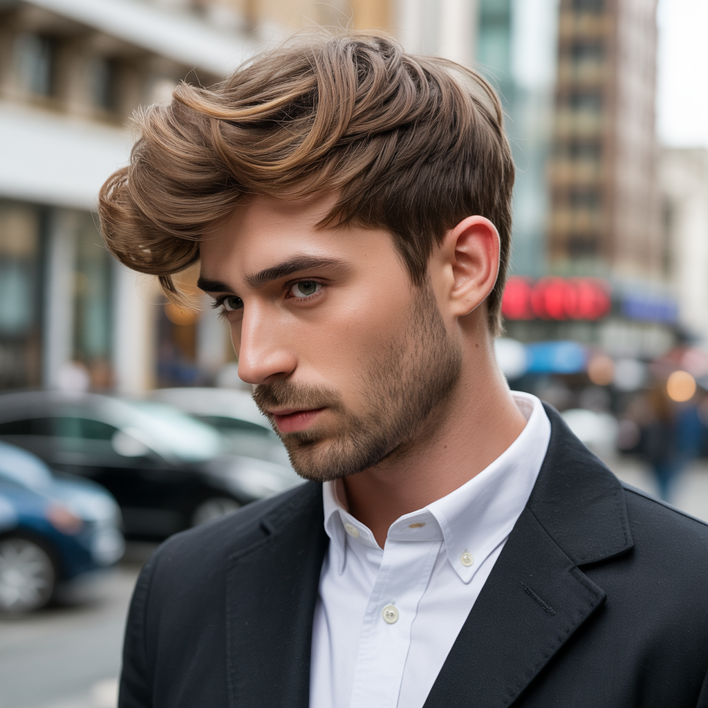 best mens layered haircuts for thick hair