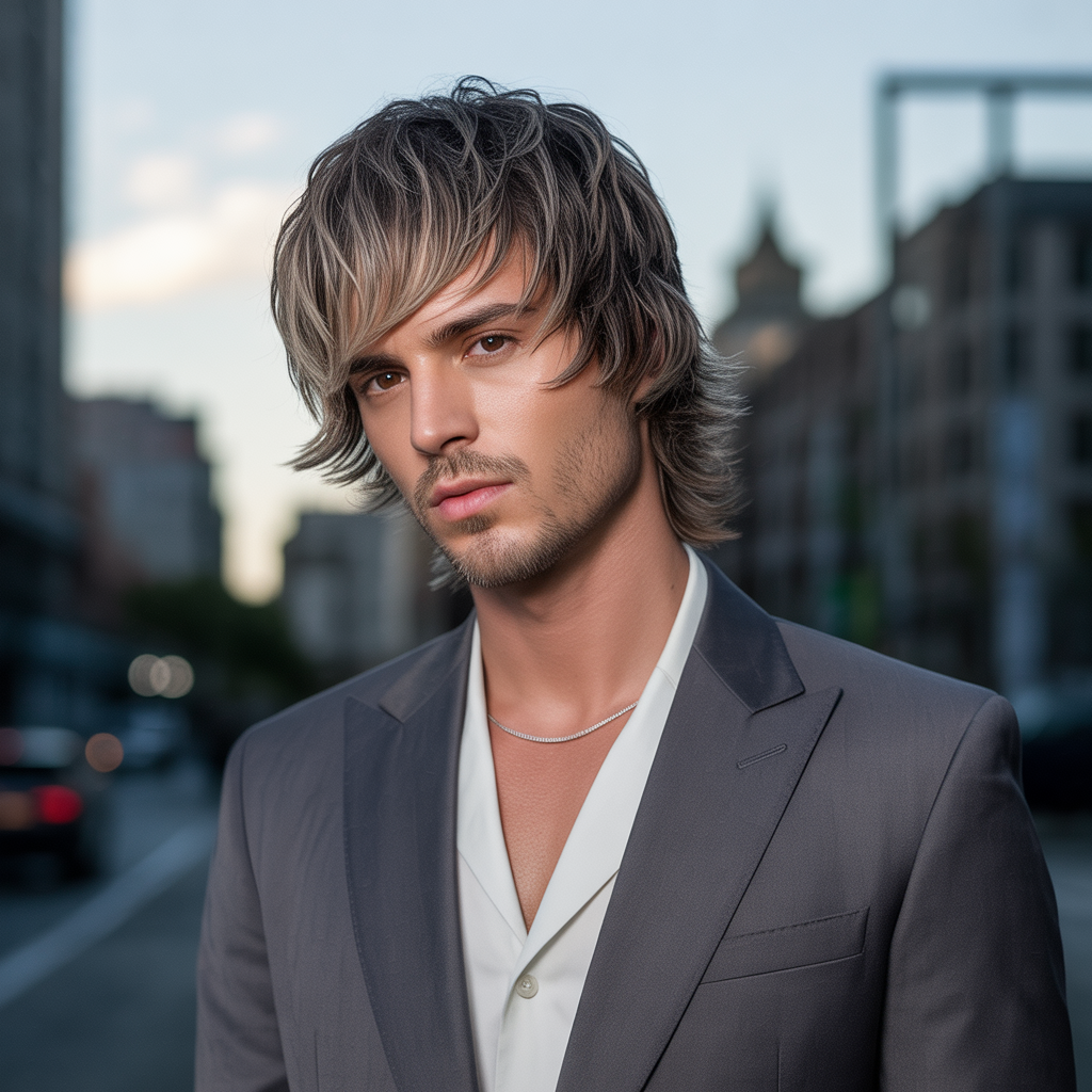 best mens layered haircuts for thick hair