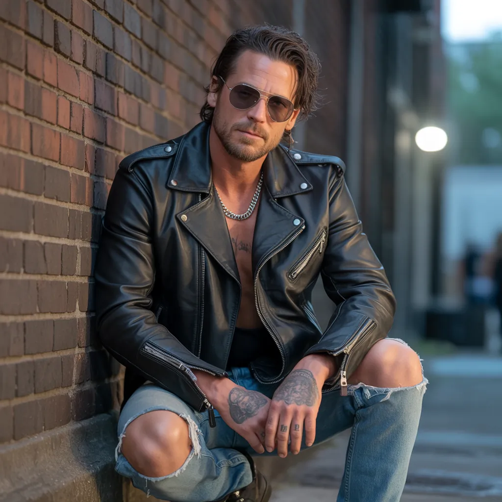 biker aesthetic for men