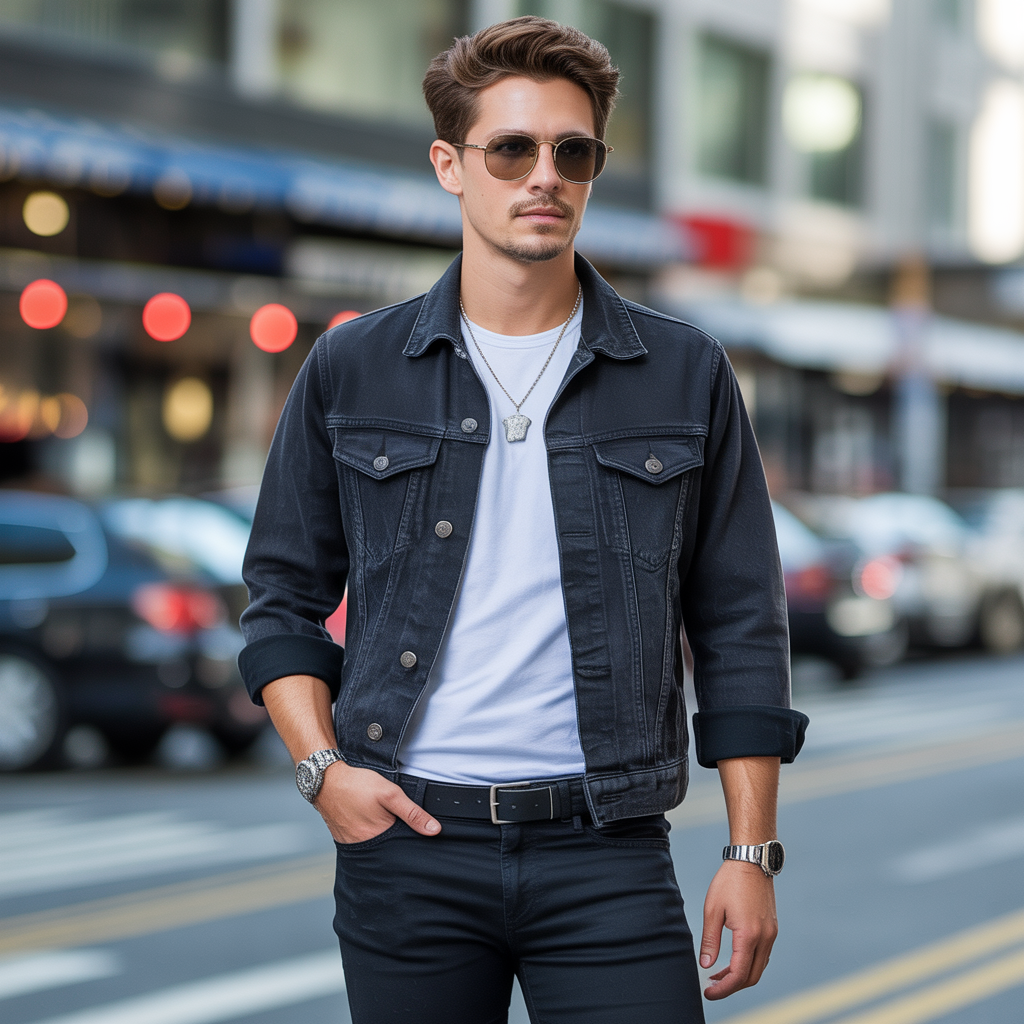 black jeans outfit ideas for men