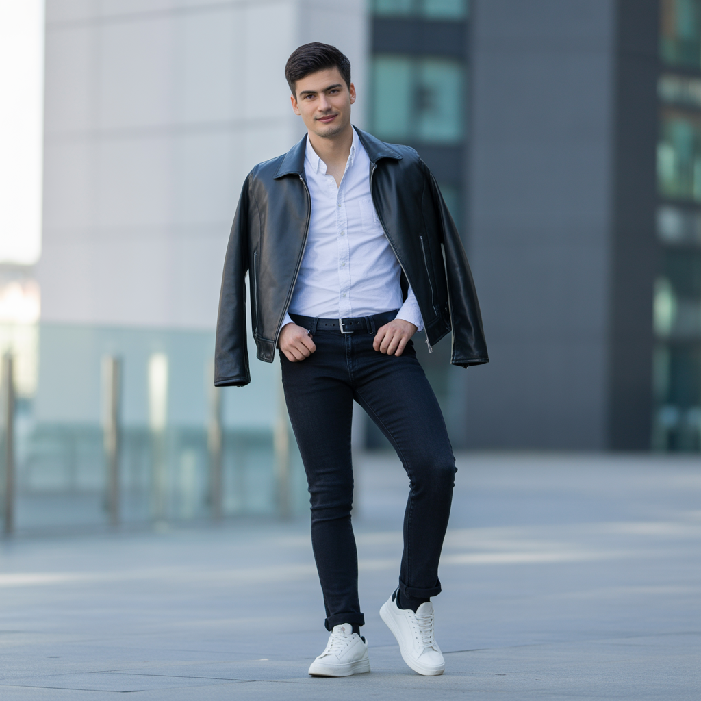 black jeans outfit ideas for men