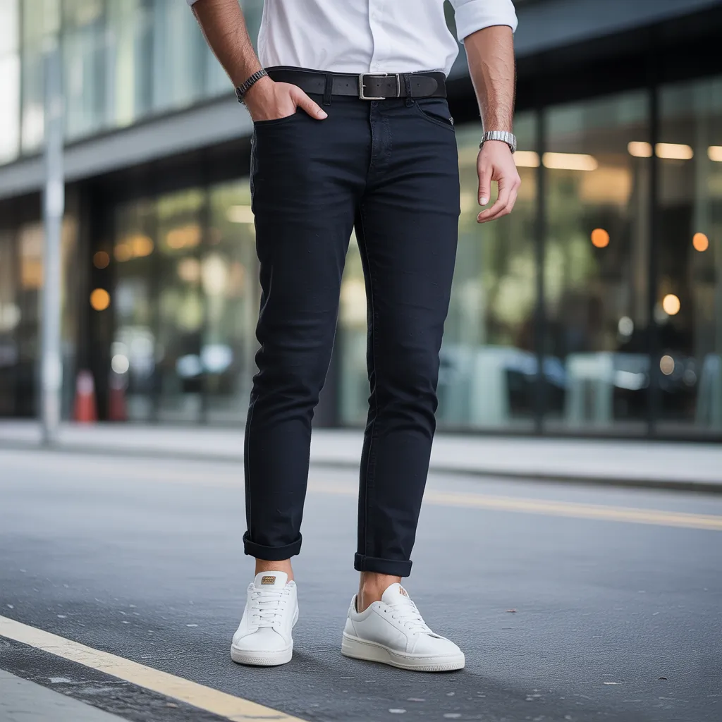 black jeans outfit mens