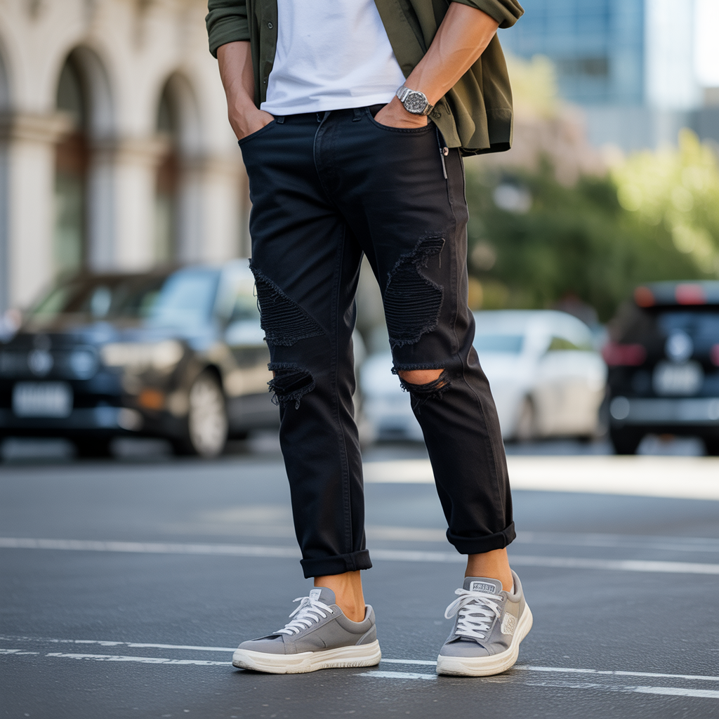 black jorts